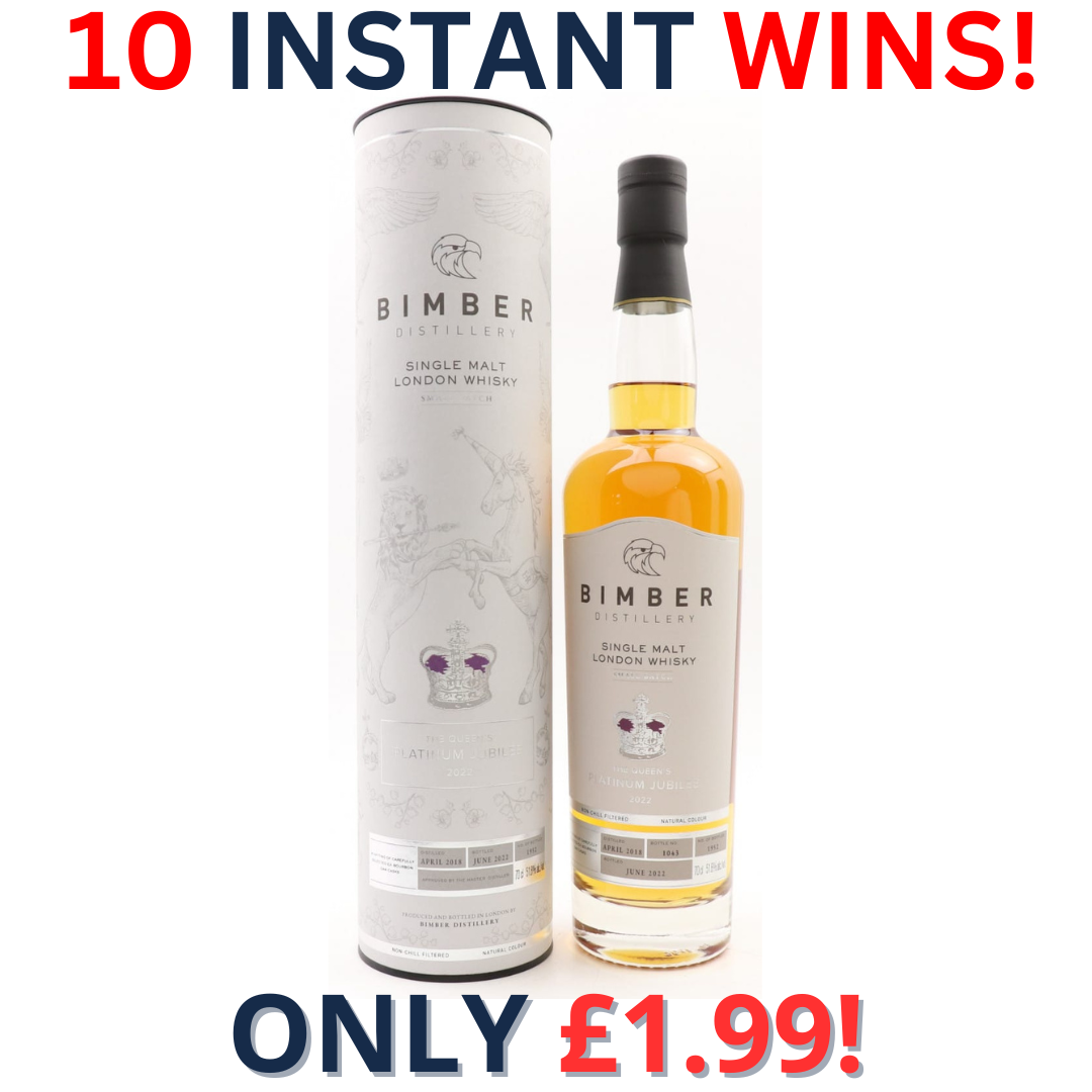 Bimber 2018 4 Yr Old The Queen's Platinum Jubilee 2022 + 10 Instant Wins!