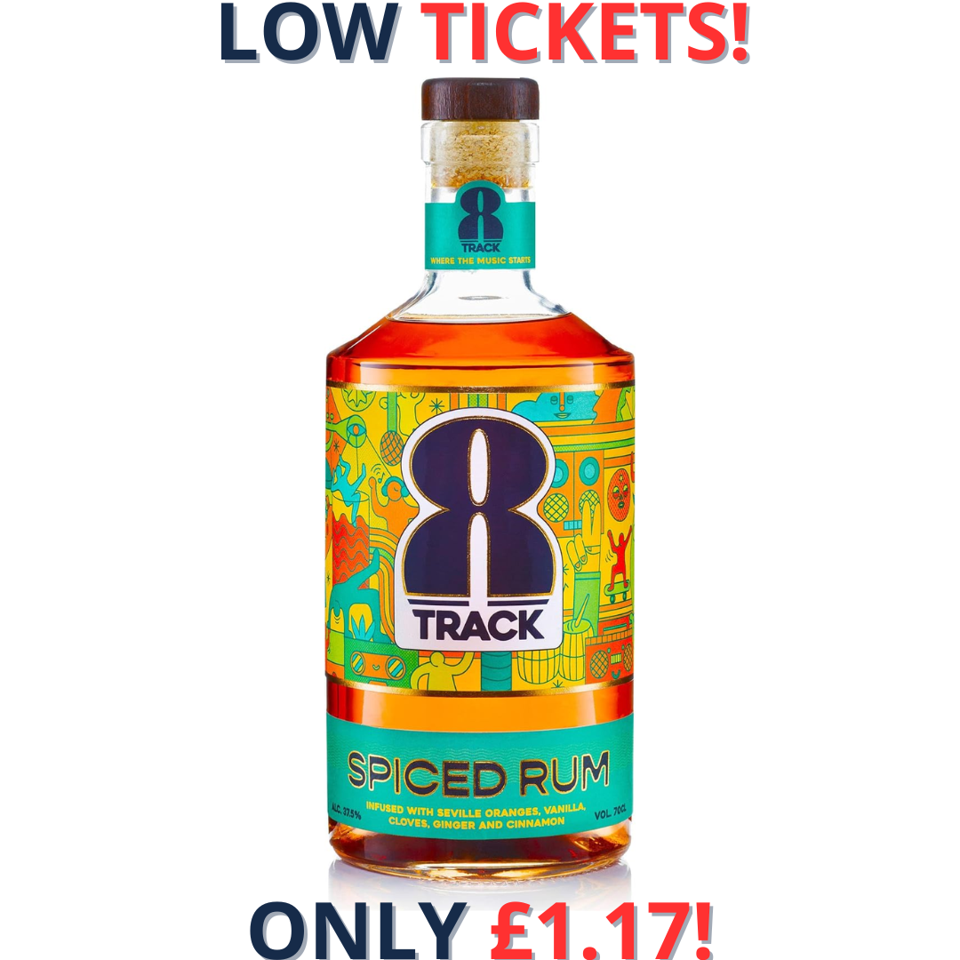 8Track Premium Spiced Rum 70cl Gold Award Winner @ "London Spirits Competition | 2350!
