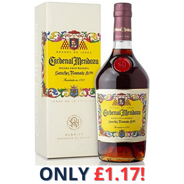 Sanchez Romate Cardenal Mendoza Classico 15yo Spanish Brandy!