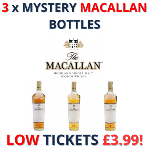 3 x Macallan Mystery Bottles + 40 Instant Wins | 2639!