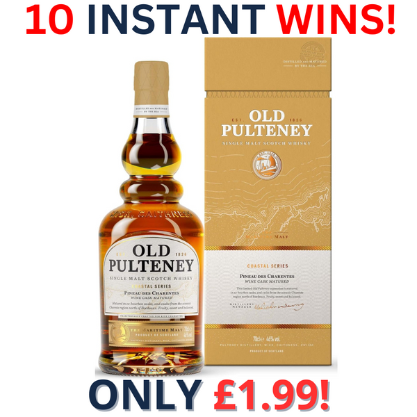 Old Pulteney Pineau Des Charentes, Single Malt Coastal Series, Limited Edition + 10 instant wins |1897!
