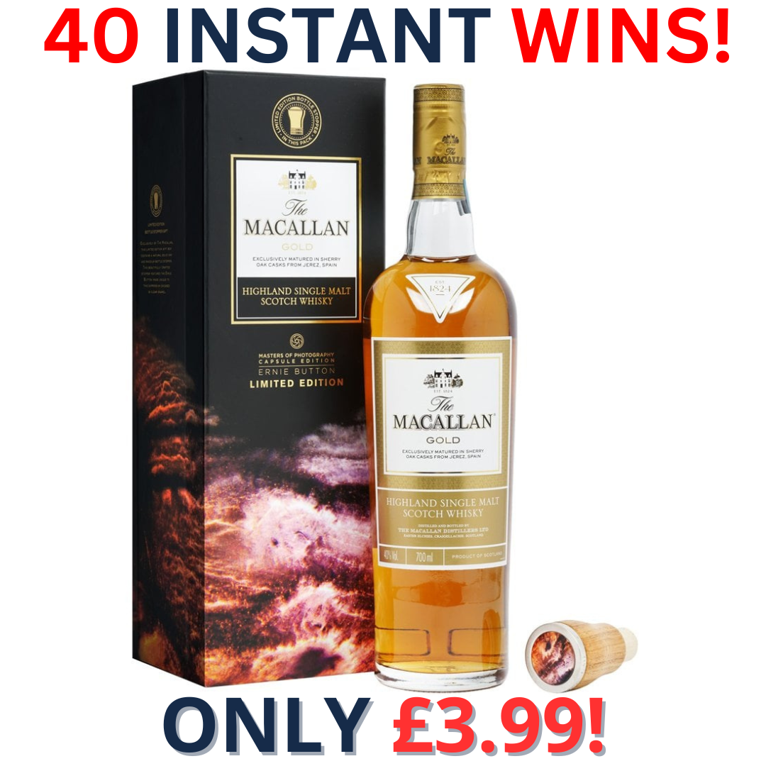 Macallan Gold Masters of Photography Ernie Button Capsule Edition + 40 Instant Wins | 1914!