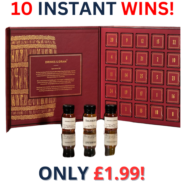 Drinks by the Dram Whisky Advent Calendar x 25 Wax-Sealed Drams of Handpicked Whisky | 1959!