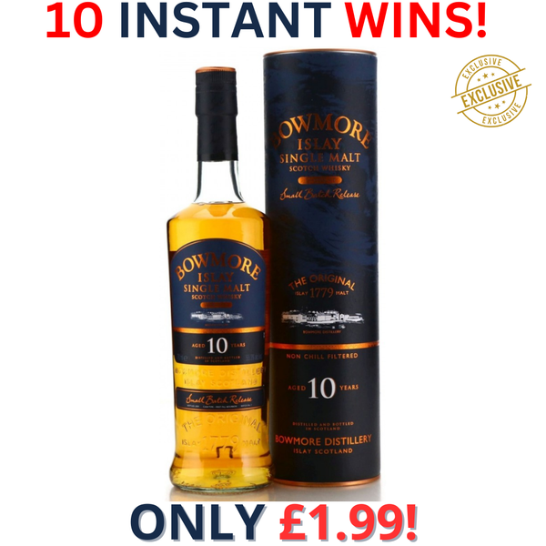 Bowmore 10 Year Old Tempest Batch #1 + 10 Instant Wins | 2205!